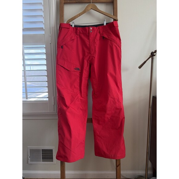 The North Face Men's Freedom Ski/Snowboard Insulated Snow Pants Red XL - Picture 1 of 6